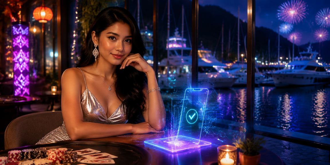 A kl33 user in Langkawi reviewing casino and sports game options before placing a bet